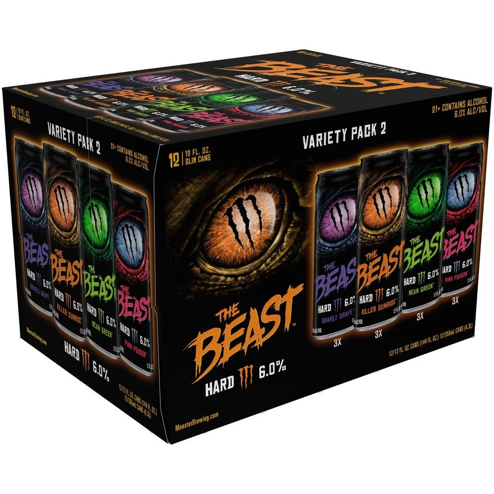 MONSTER THE BEAST VARIETY PACK 2 (12X335MLS)