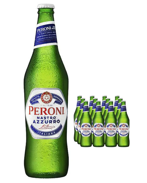 PERONI NASTRO AZZURRO BEER BOTTLE MULTIPACK, 12 X 330 ML