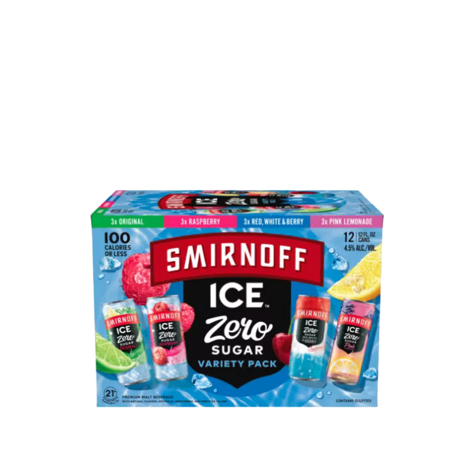 SMIRNOFF ICE ZERO SUGAR (12X335MLS)