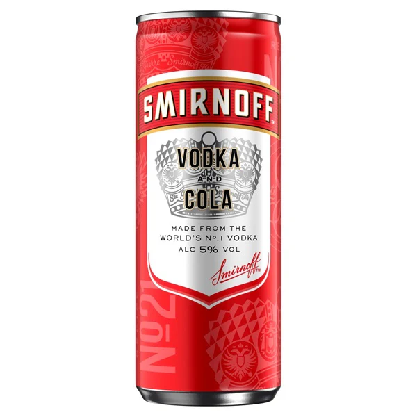 SMIRNOFF VODKA PRE MADE TINS - Image 3