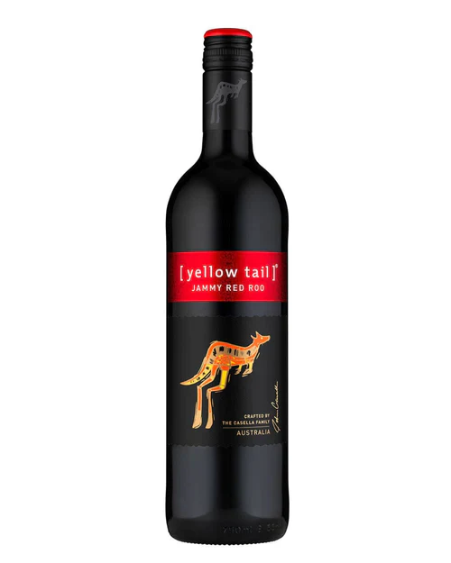 YELLOW TAIL RED ROO